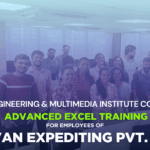 DMG IT Engineering & Multimedia Institute Conducts Advanced Excel Training for Employees of Deevan Expediting Pvt. Ltd., Ahmedabad