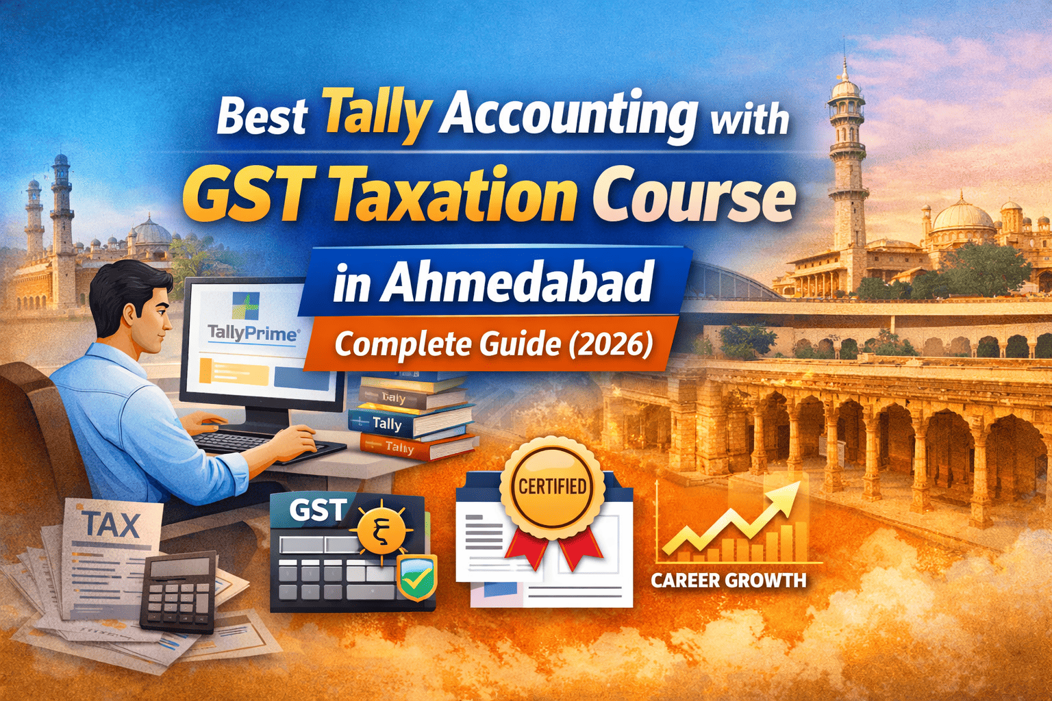 Best Tally Accounting with GST Taxation Course in Ahmedabad – Complete Guide (2026)