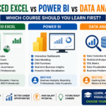 Advanced Excel vs Power BI vs Data Analytics
