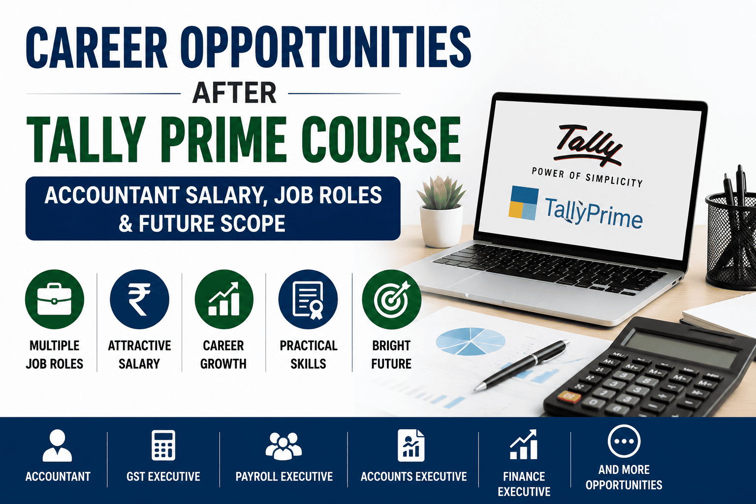 Career Opportunities After Tally Prime Course: Accountant Salary, Job Roles & Future Scope