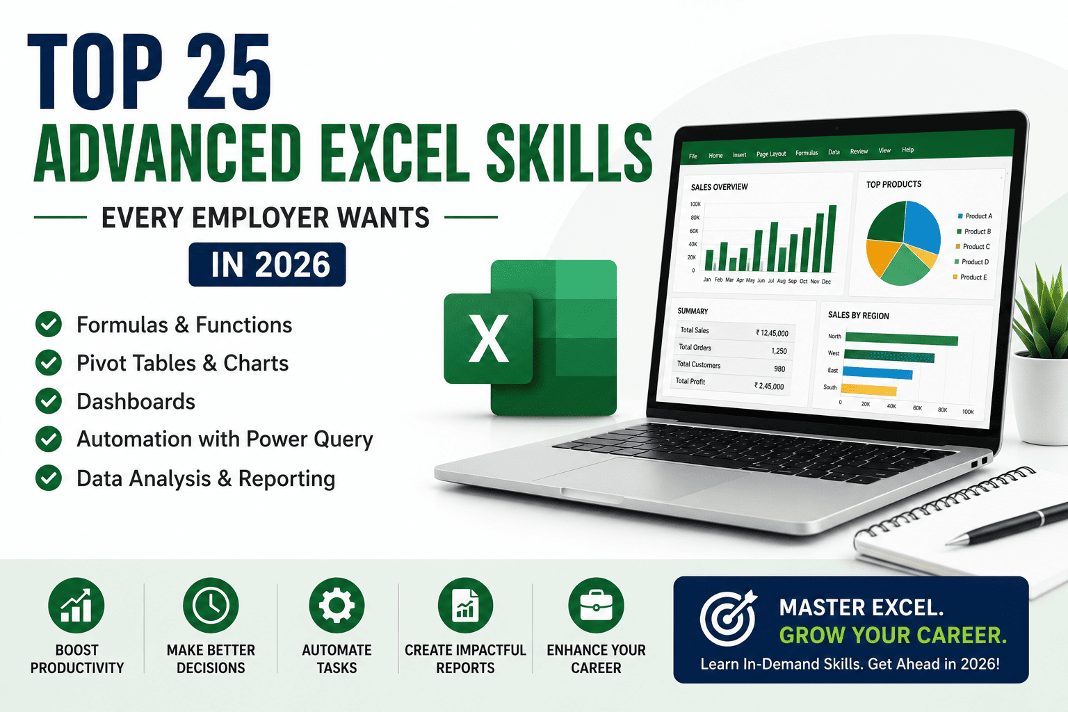 Top 25 Advanced Excel Skills Every Employer Wants in 2026