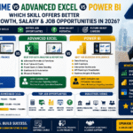 Tally Prime vs Advanced Excel vs Power BI: Which Skill Offers Better Career Growth, Salary & Job Opportunities in 2026?