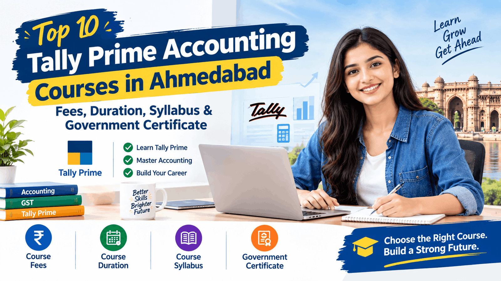 Top 10 Tally Prime Accounting Courses in Ahmedabad
