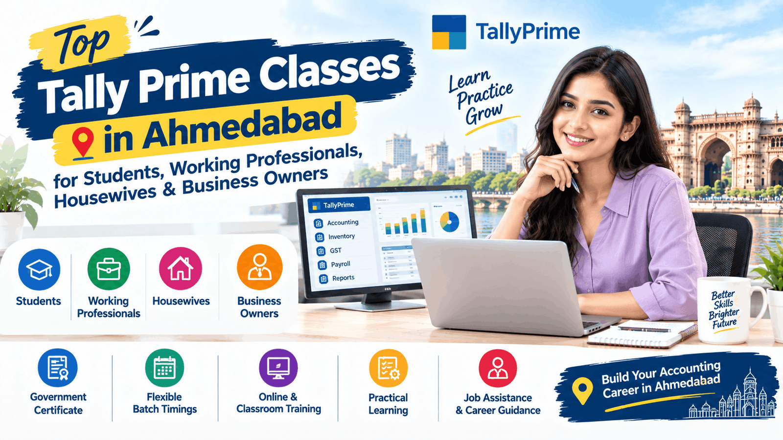 Top tally prime classes in ahmedabad