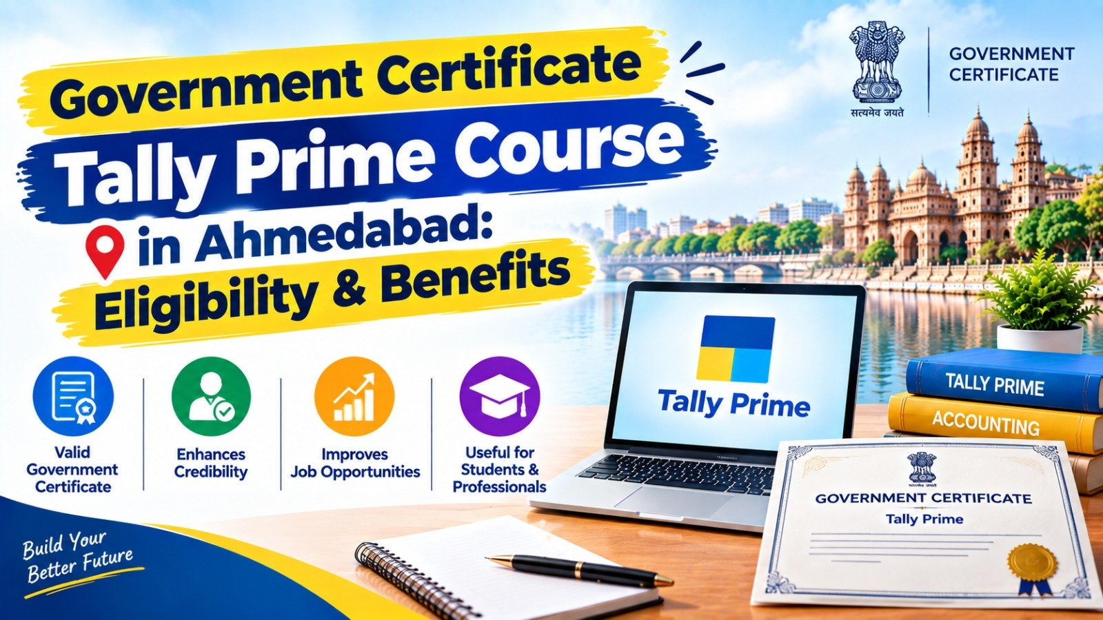 Government Certificate Tally Prime Course in Ahmedabad: Eligibility & Benefits