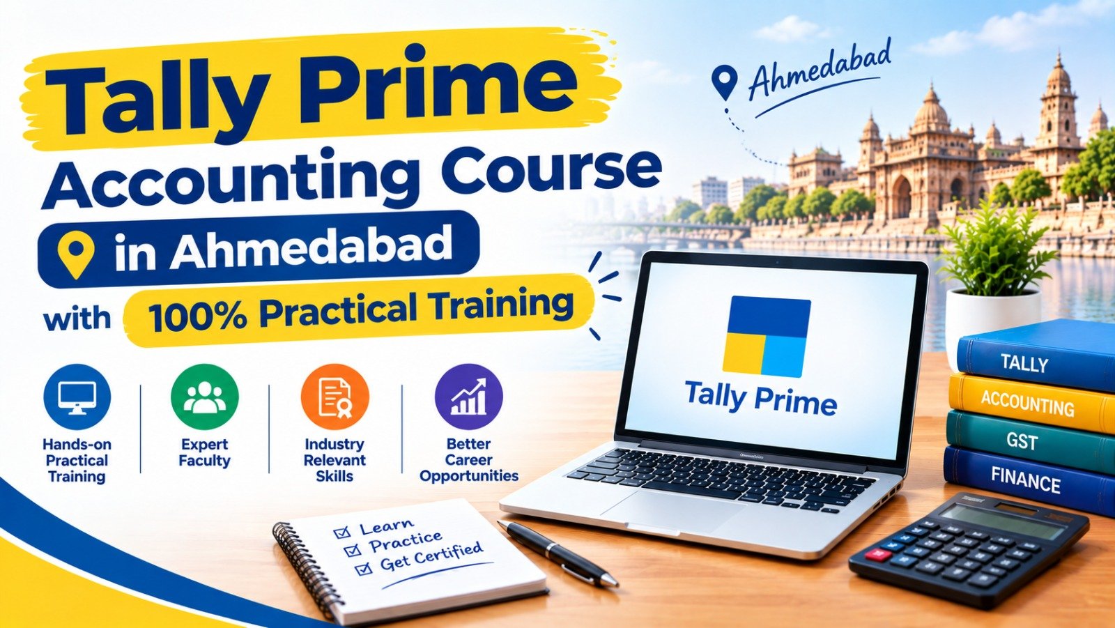 Tally Prime Accounting Course in Ahmedabad with 100% Practical Training
