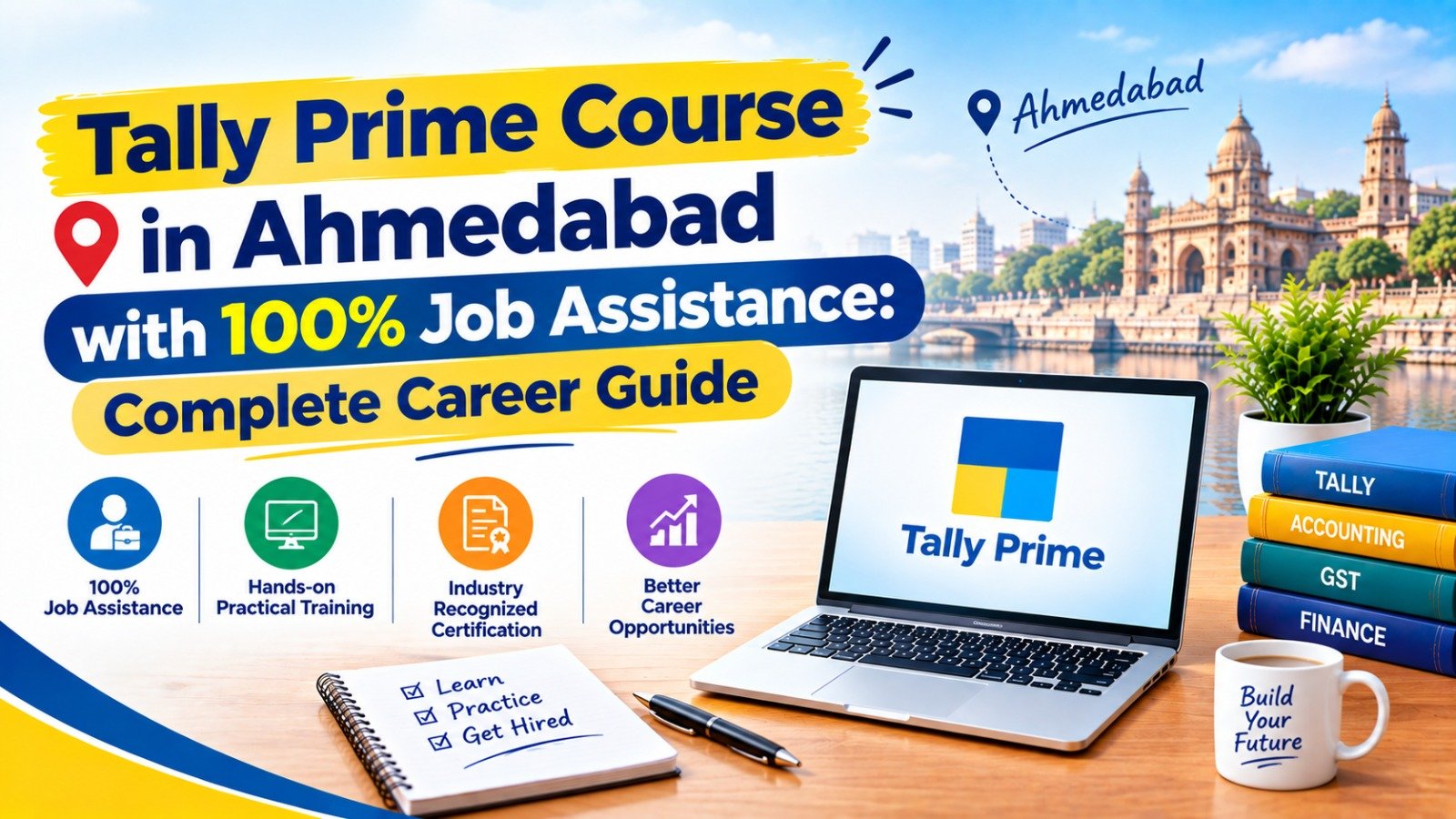 6. Tally Prime Course in Ahmedabad with 100% Job Assistance: Complete Career Guide