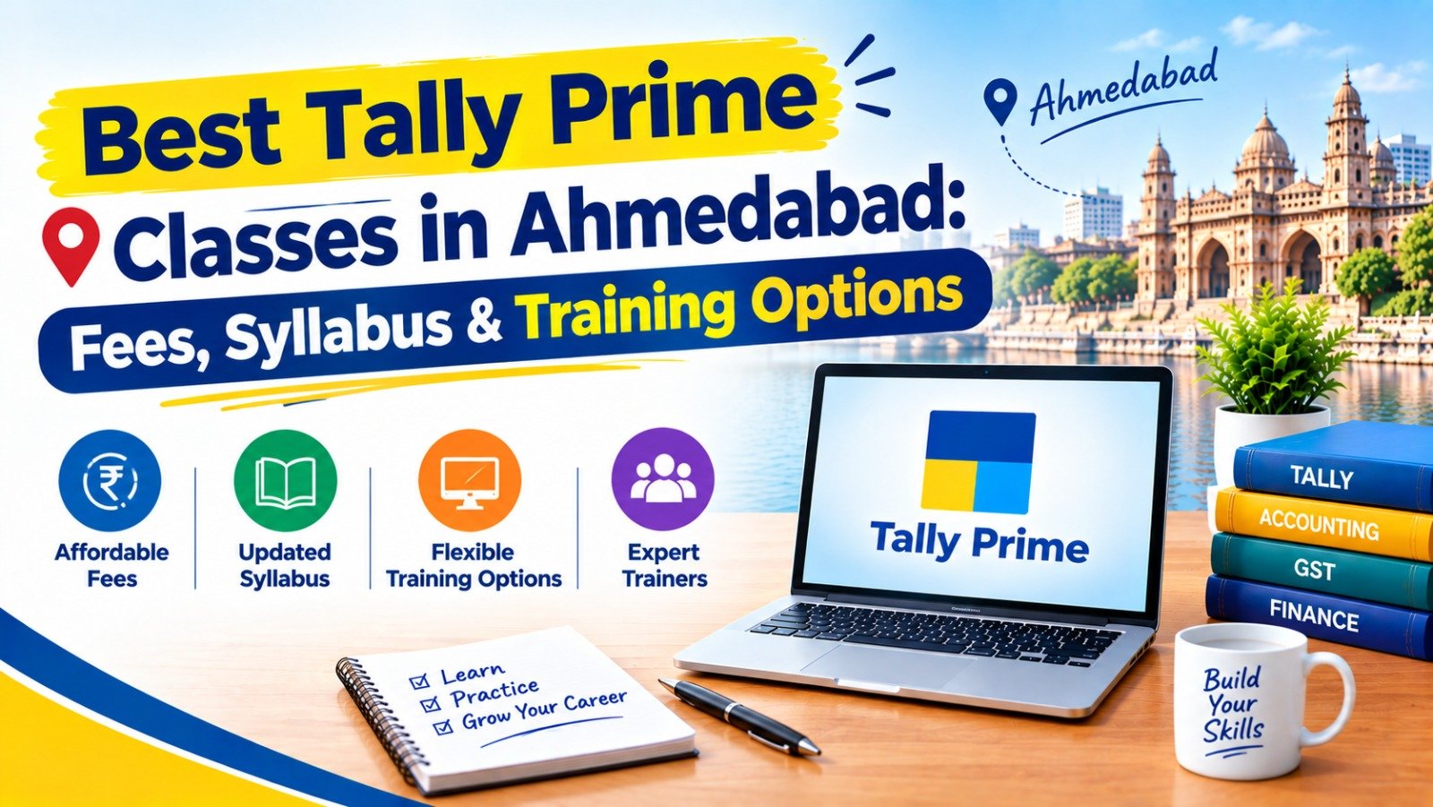 Best Tally Prime Classes in Ahmedabad: Fees, Syllabus & Training Options