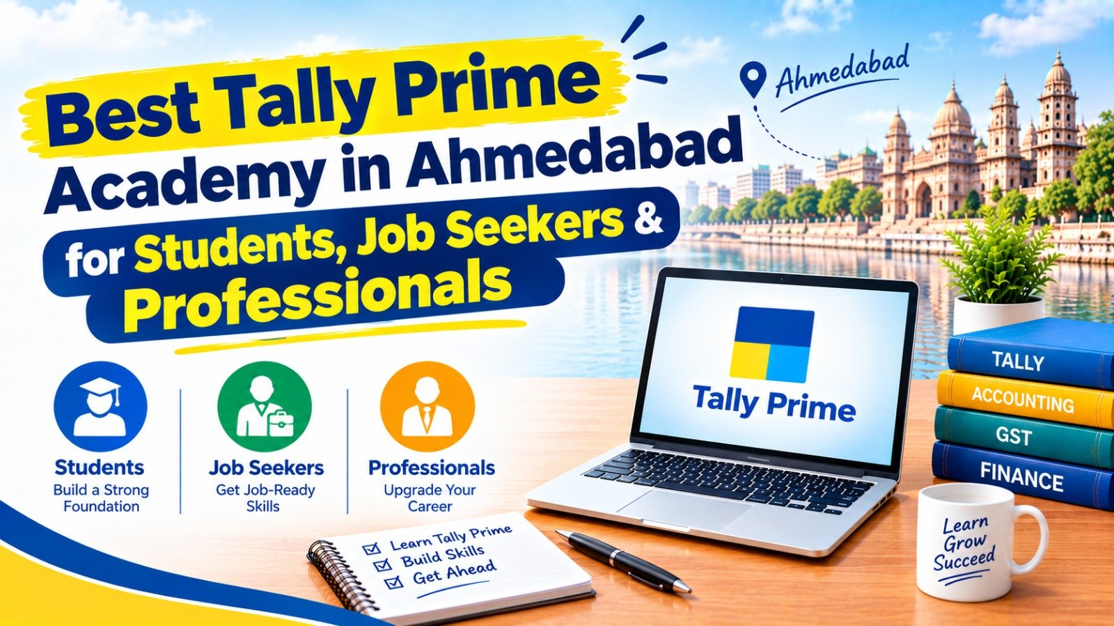 Best Tally Prime Academy in Ahmedabad for Students, Job Seekers & Professionals